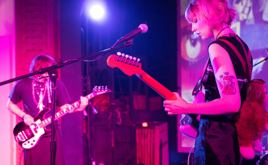 Bomb Bunny performs at IndieCraft on Friday, May 19, 2023 in Springfield, Ohio (Ruthie Herman for WYSO)