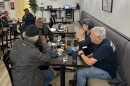 Left to right: Willie, Dwight Ivory, Karin and Bud Steffen met at Orenda Cafe through the Senior Dine Out program and have become friends.