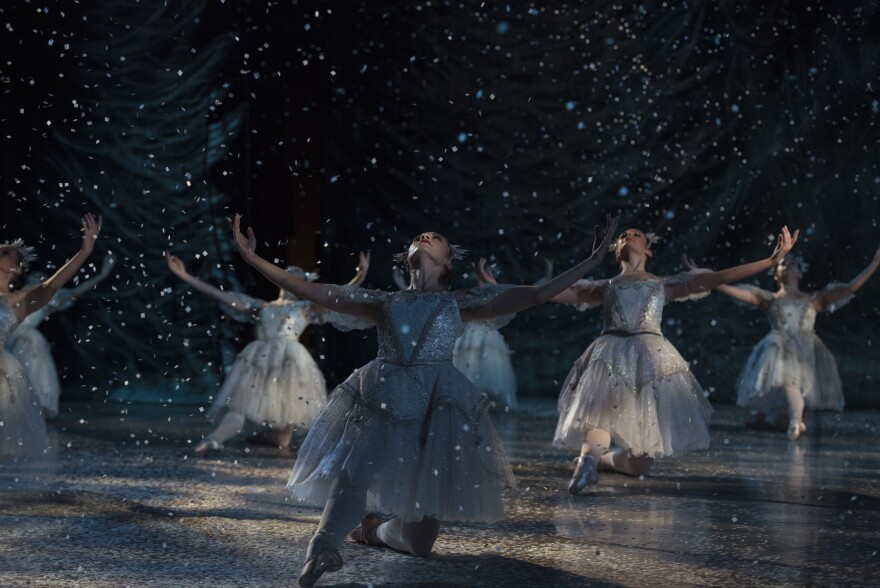 Snowflakes sequence in The Brown-Forman Nutcracker