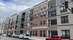 Vault on Main apartments as seen from Sycamore St. in Downtown Evansville, Sept. 24, 2026
