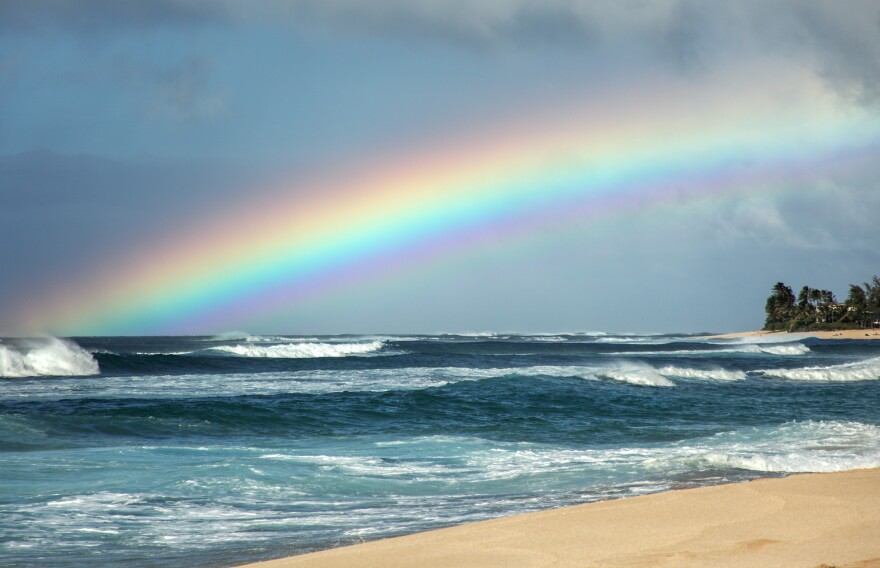 We might all feel a lot better if we saw a view like this, from the North Shore of Oahu, every day.