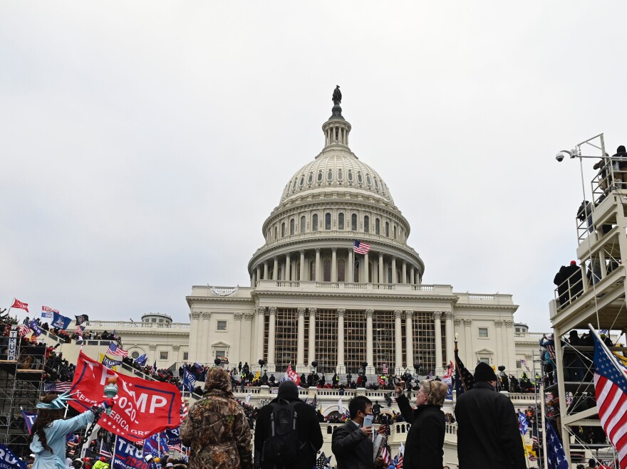 A mob of former President Donald Trump supporters breached the U.S Capitol security on Jan. 6.