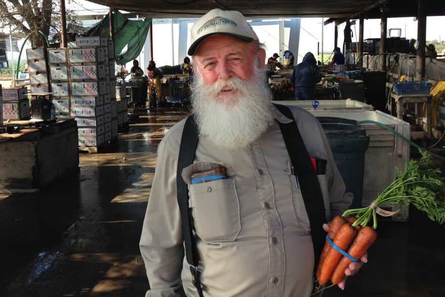 Tom Willey grows a large variety of organic vegetables near Madera, Calif., and employs about 50 people year-round.