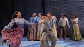 Brandie Inez Sutton, Justin Austin and other members of the ensemble perform Scott Joplin's 'Treemonisha,' which takes place in a Reconstruction-era African-American community. The creators of a new adaptation at Opera Theatre of St. Louis aimed to depict joy within a thriving Black community.
