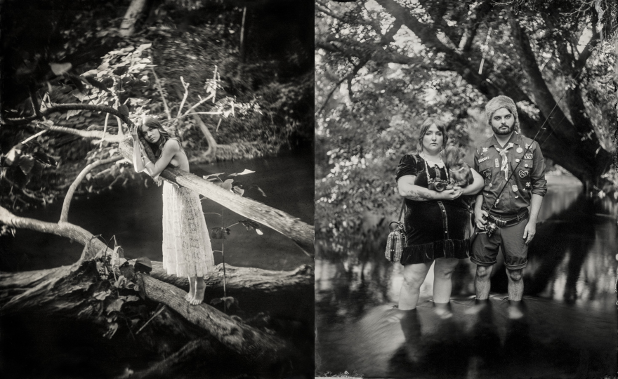 Sean Peeler's tintype photographs created in Chico, Calif.