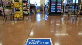 Grocery stores such as Kroger around the United States are using signage, plexiglass barriers and other measures to prevent the spread of the coronavirus disease COVID-19.