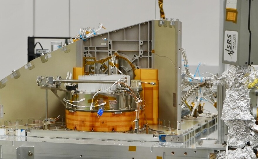 Dragonfly Mass Spectrometer in the Clean Room at Goddard Spaceflight Center.