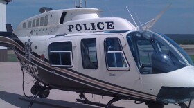 One of Tulsa's two police helicopters.
