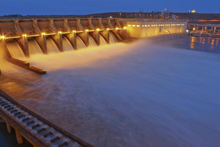 The possibility of removing four Snake River dams — Ice Harbor Dam, Lower Monumental Dam, Little Goose Dam and Lower Granite Dam — has long been a contentious one that has generally split along party lines. Shown is the Ice Harbor Lock and Dam, the first of four dams constructed as part of the Lower Snake River Project, authorized in the Rivers and Harbors Act of 1945.