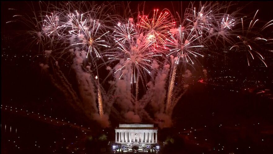 Speaking at a pre-inauguration concert at the Lincoln Memorial, which featured performances by Lee Greenwood, Toby Keith and 3 Doors Down, Trump told the crowd he vowed to be a president "for all our people."