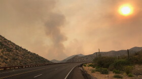 Salt Fire smoke