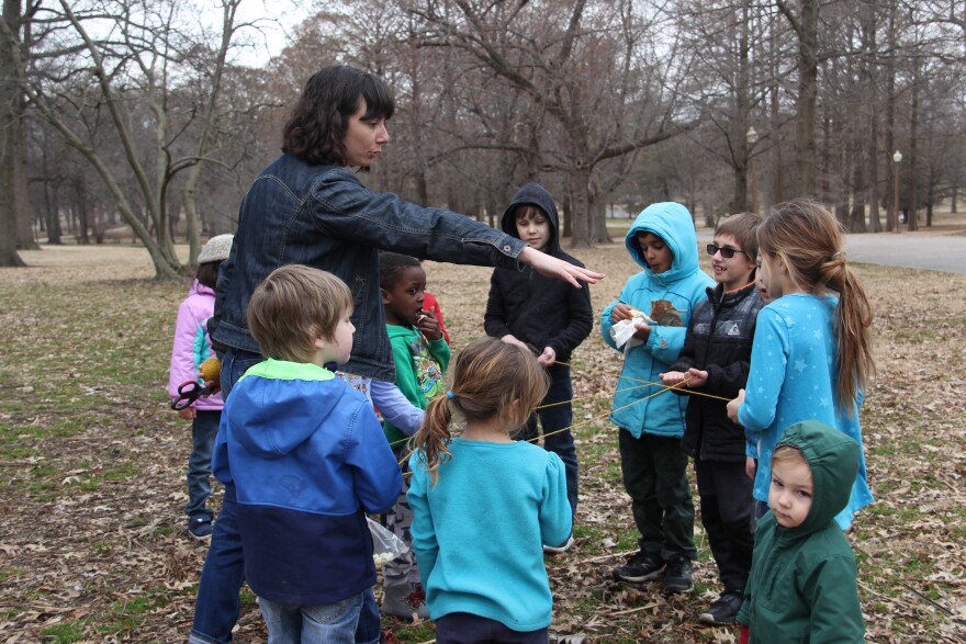 St. Louis outdoor educator Cara Murphy recently founded In The Field, which provides classes for children to learn about nature.