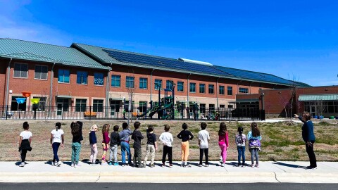 Lyons Farm Elementary got a rooftop solar installation in 2023.