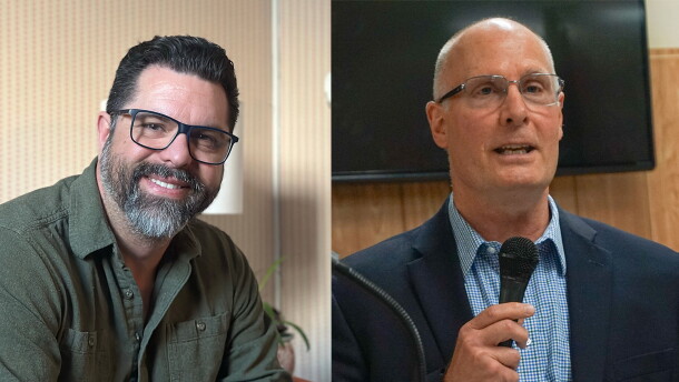 Democratic challenger Ben Ambrose and incumbent Republican U.S. Rep. John Moolenaar