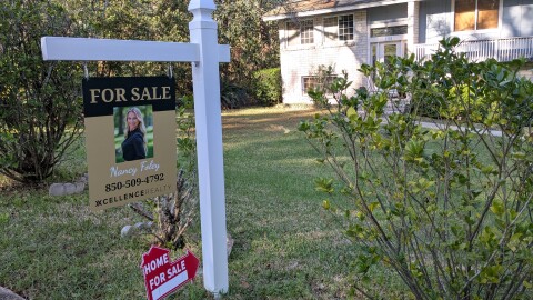 The local board of realtors expects this "For Sale" sign to be in the home's front yard for a little less than 3 months before a buyer shows up.
