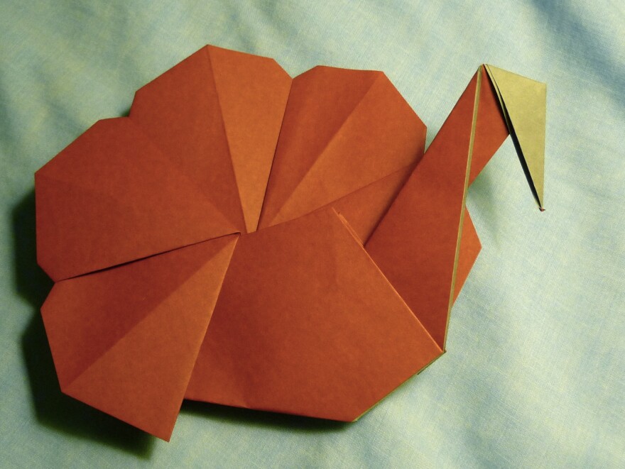 Origami turkey.