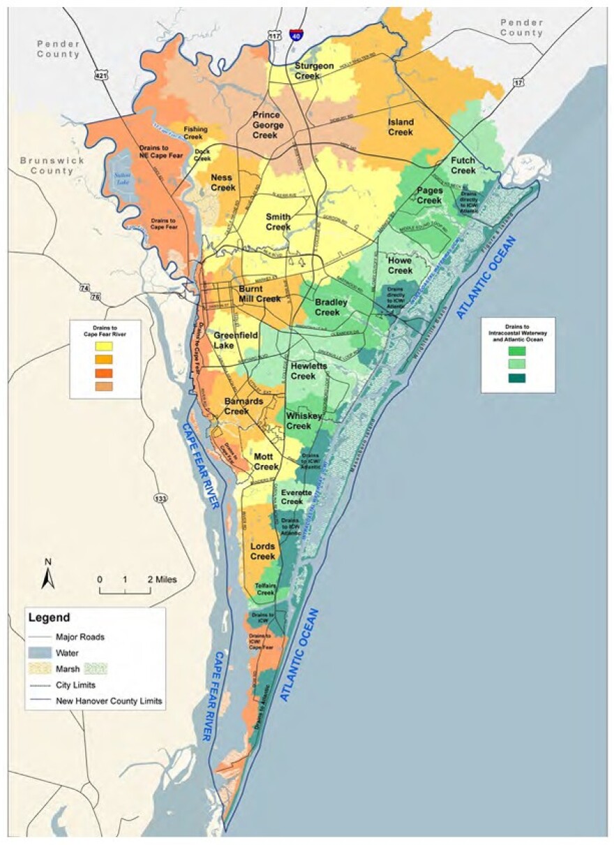 City of Wilmington/New Hanover County - Watersheds