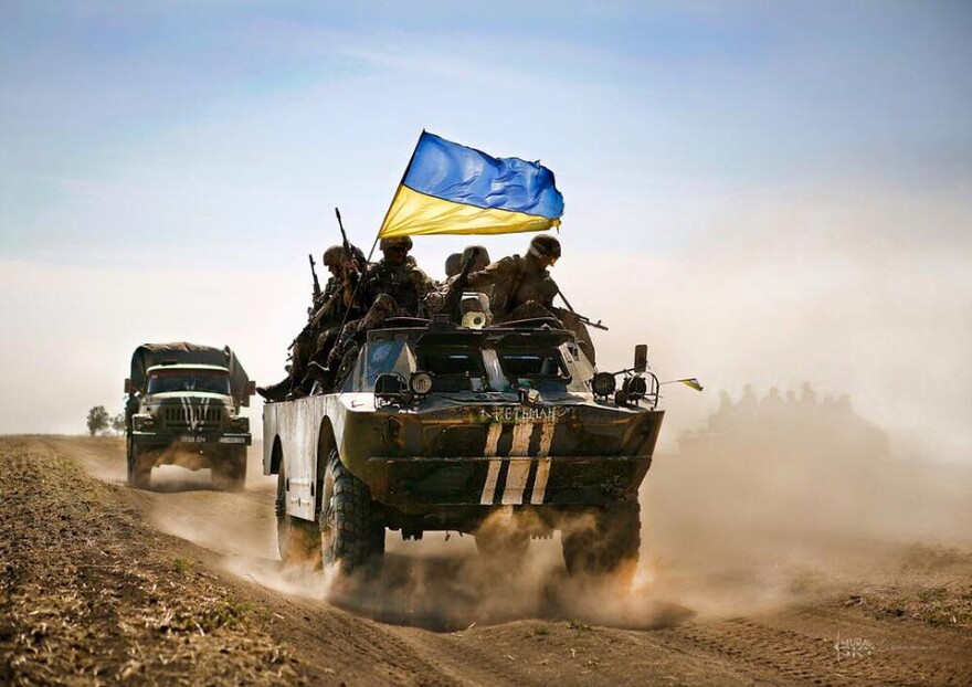 An anti-terrorist operation mobilizes in eastern Ukraine.