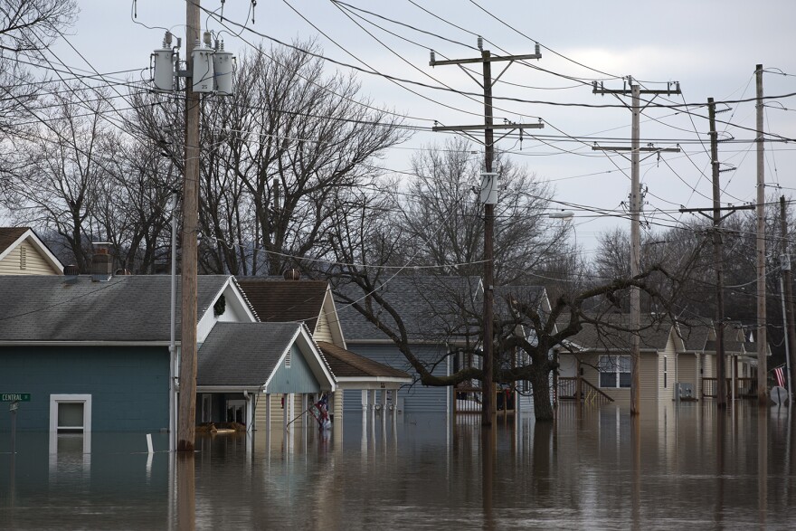 The flooding Meramec River is taking a toll in Pacific.