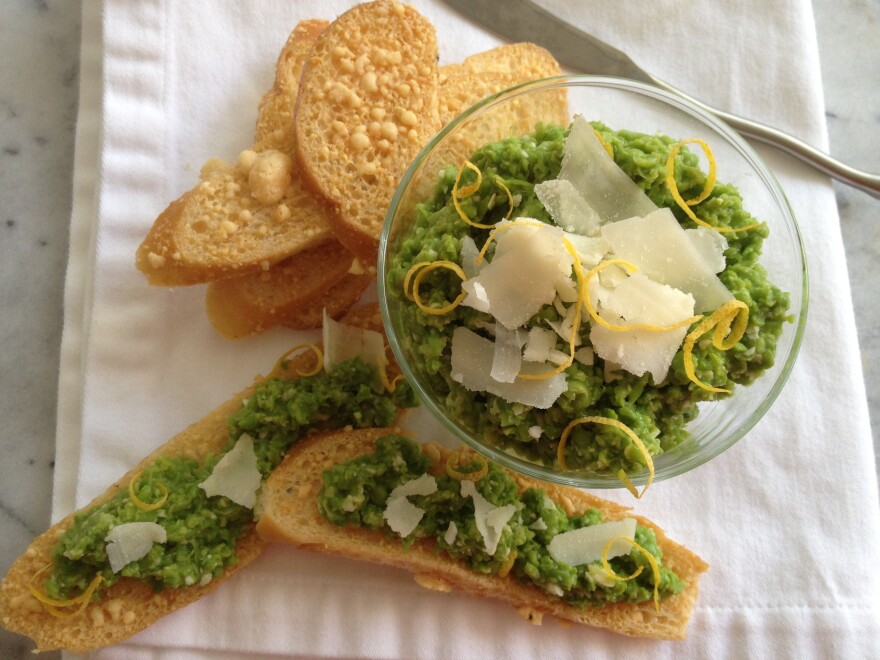 Peas And Parmesan Dip