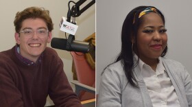 Illinois State University students Braxton Myers, left, and Deja Sims are featured in this episode of Democracy's Future.