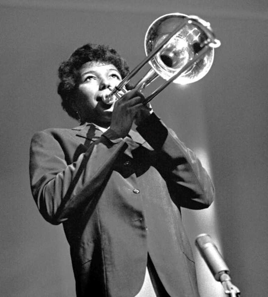 Trombonist and composer/arranger Melba Liston in 1960