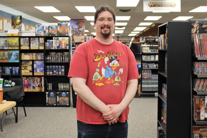 Zach Hext owns Magic Man Games in Rhinelander.