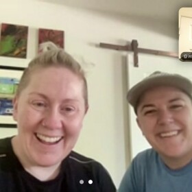 Grainne Hunt & Jules Stewart on Zoom