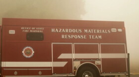 A hazardous materials team was called to the 300 block of Main St. in Springfield when hydrogen sulfide gas was released from a vehicle.