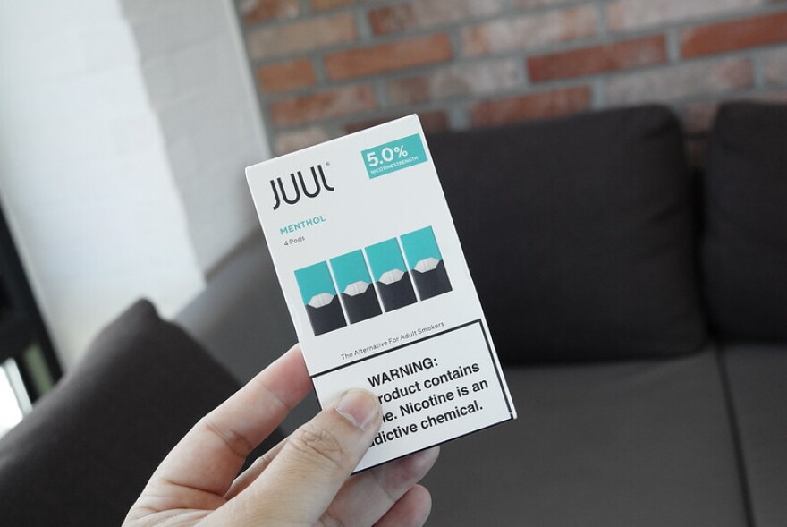  One Juul pod contains as much nicotine as 20 cigarettes.