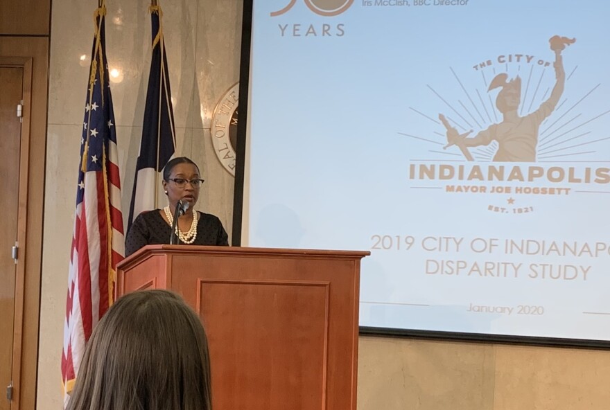 Director of the Office of Minority and Business Development Camile Blunt.