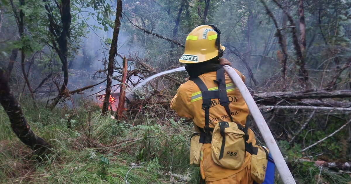 Second fire in three days in Lebanon along the Santiam River