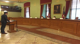 Ohio Ballot Board meets to discuss petition language that expands background checks for gun sales.