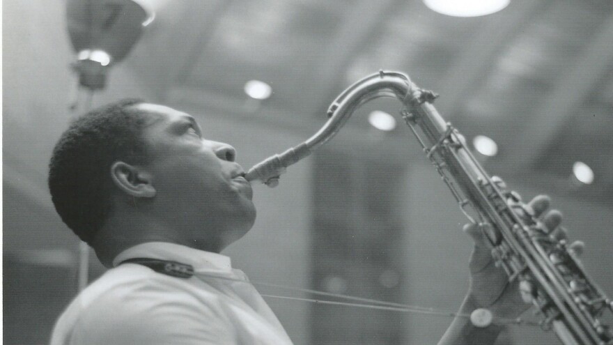 John Coltrane, photographed performing at The Penthouse during a run of performances in Seattle, Wash. in 1965. A recording of one, long lost, is now being released as <em>A Love Supreme: Live in Seattle</em>.