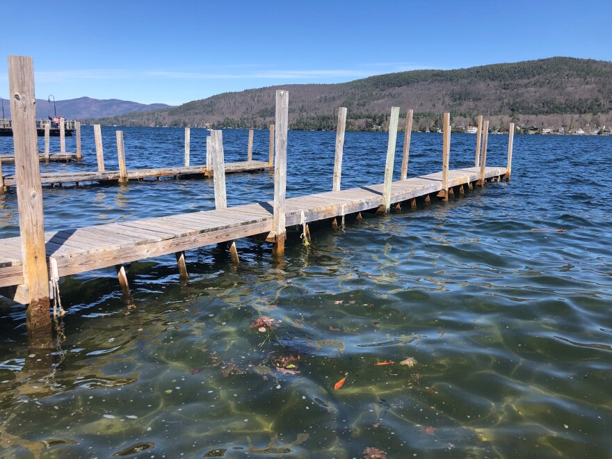 Docks on Lake George