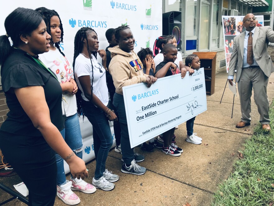 EastSide Charter School celebrates 1 million donation from Barclays