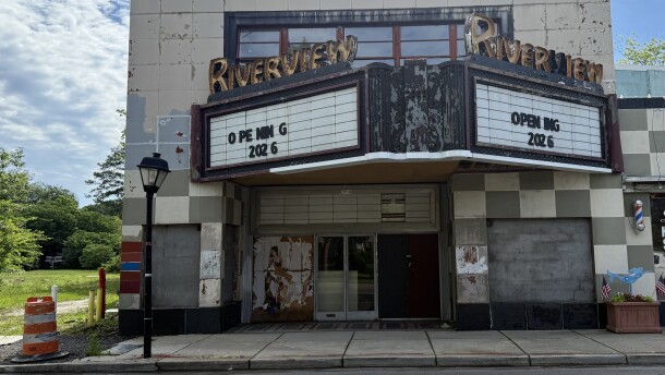 The Riverview Theater sold for $600,000 at a public auction May 28.