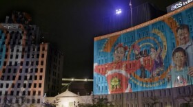 A light show on Monument Circle will feature the AAPI community in Indiana.