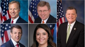 Members of Oklahoma's U.S. House delegation are, clockwise from top left, Kevin Hern, Frank Lucas, Tom Cole, Stephanie Bice and Markwayne Mullin.