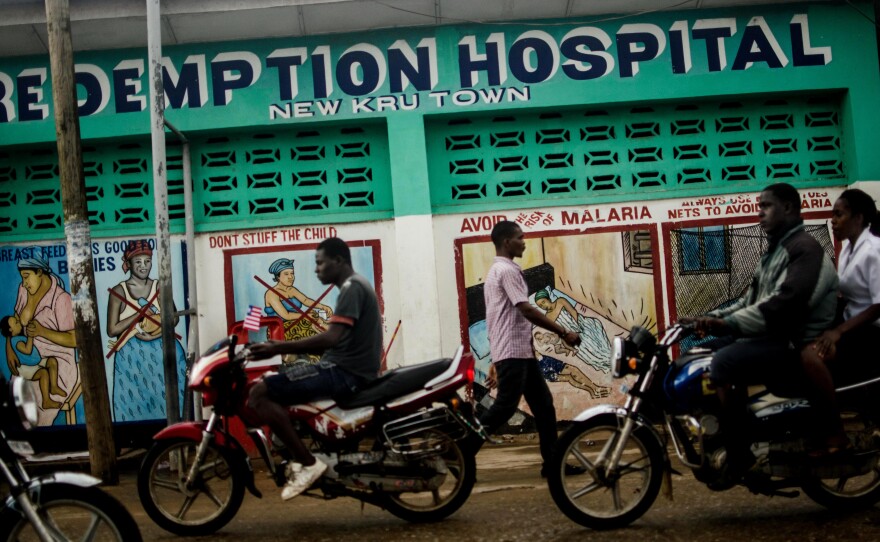 Redemption Hospital, in Liberia's capital of Monrovia, offers free medical care. Since several health care workers were infected with Ebola, people have been afraid to come.