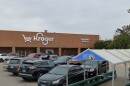 An image from Google Street View from August 2023 shows the exterior of the Kroger supermarket at 3311 N. Sterling Avenue in Peoria. 