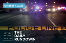 Police tape blocks off a street in Las Vegas, Nevada.