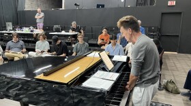 Lyric Stage rehearses "Guys & Dolls."