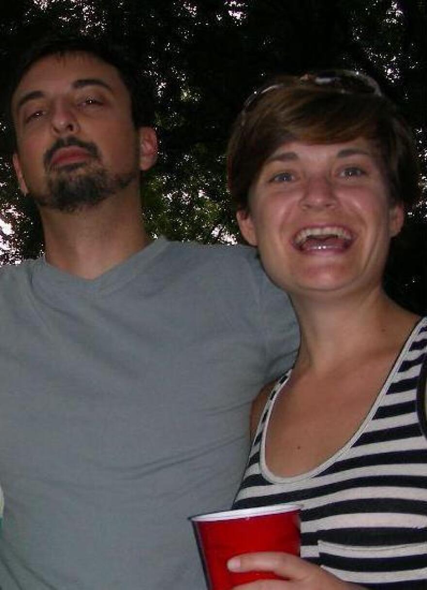 Alex and his new fiancé, Mandy 