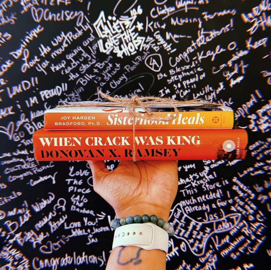 Blk + Brwn Bookstore owner,Cori Smith said it took her two days to read the nonfiction book, "When Crack Was King," which tells the story of four people during the Reagan-era war on drugs.