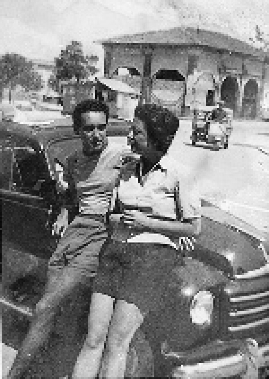 Marcella Polini and Victor Hazan in 1952, in her hometown of Cesenatico, Italy, shortly after they met.