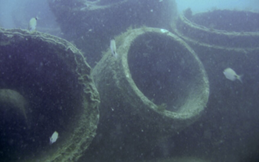 Concrete has been used for more than 40 years in the state's artificial reef program.
