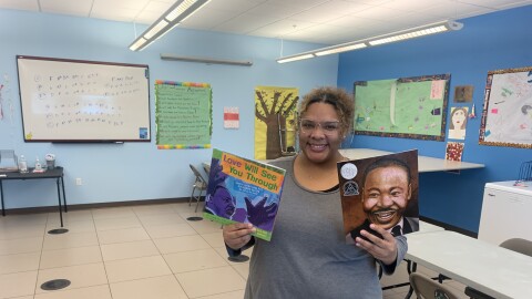 Dannelle Kervin, director of the New Mexico Martin Luther King, Jr. Commission, secured donated laptop computers so that the African American Performing Arts Center could host summer reading classes this summer.