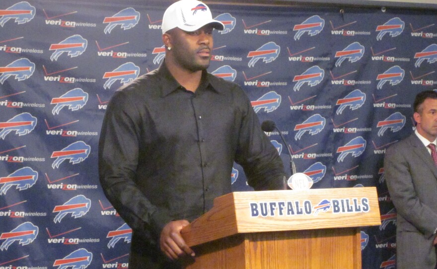 Mario Williams says he is "ecstatic" be to a Buffalo Bill