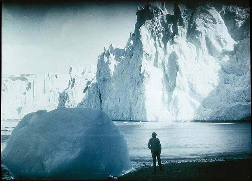 Face of the Neumeyer Glacier 1915 by Frank Hurley